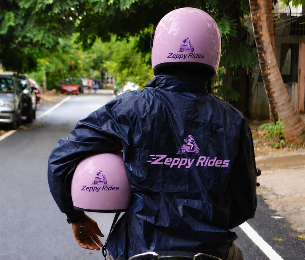 Zeppy Rides captain in branded gear, ready to serve women riders